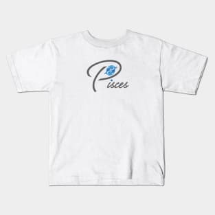 Pisces graphic design Kids T-Shirt